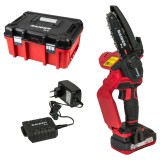 Minifierastrau cu lant Raider Pro 120 mm 20V, baterie 2Ah, cutie