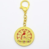 Breloc amuleta ratnasambhava buddha - rosu, Stonemania Bijou