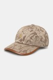 Dr&ocirc;le de Monsieur sapca La Casquette Jacquard culoarea bej, modelator, G-CP166-VI014-BG