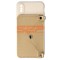 Toc TPU Crossbody Wallet Apple iPhone X BEIGE
