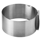 Cumpara ieftin Forma Tort Rotunda Inox, Reglabila 16-30cm, Inaltime 8.5cm - Copt, Congelare, Montaj