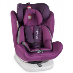 Scaun Auto Bastiaan Rotativ 360 Grade cu Isofix si Copertina, 0-36 kg Violet foto