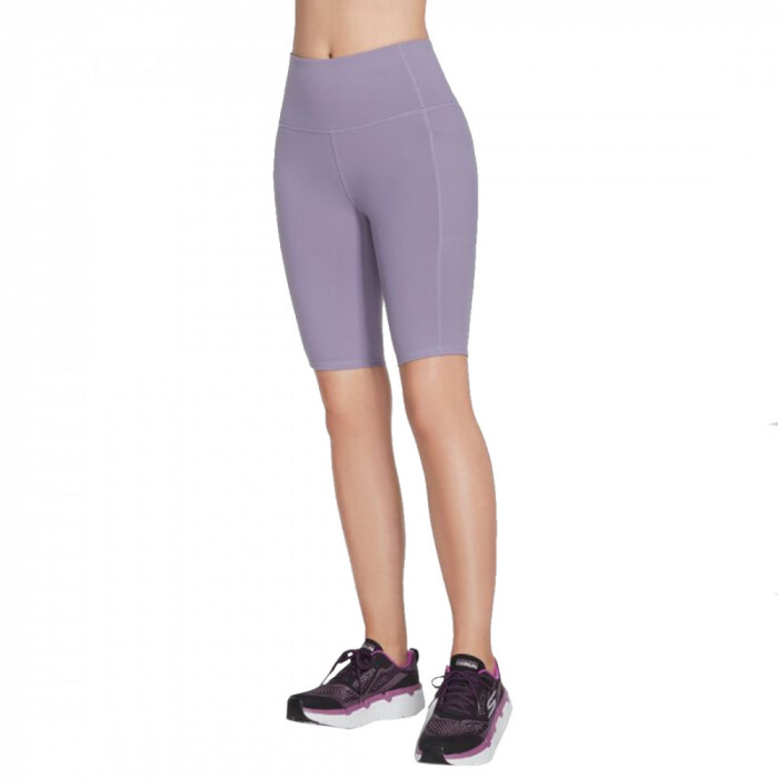 Pantaloni scurti Skechers Go Walk High Waisted Bike Short W3SH53-GYPR violet