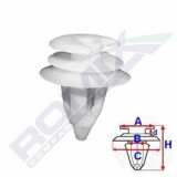 Set 10 Clipsuri Plastic Compatibile BMW E36 E46 E90 E34 E39 E38 E65 F01 E84 E83 E53 E71 Z4 Tapiterie Usa OEM 51411973500 51418224768 51430141024