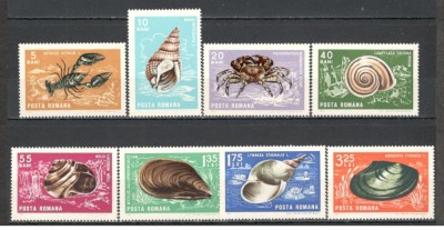 Romania.1966 Crustacee si moluste XR.535 foto