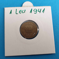 1 Leu 1941 moneda Romania Regat - piesa in stare buna