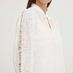 Bruuns Bazaar bluza MacluraBBImiras blouse femei, culoarea alb, neted, BBW3995