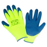 Cumpara ieftin Manusi latex cu acril, protectie termica, confort ridicat, mansete elastice, marime 10/XL, Verde