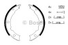 Set saboti frana, frana de mana PEUGEOT 406 (8B) (1995 - 2005) BOSCH 0 986 487 579