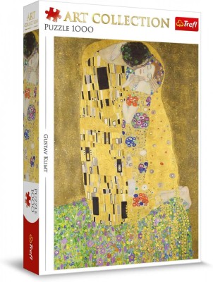 Puzzle Trefl 1000 Art Collection Gustav Klimt Sarutul foto