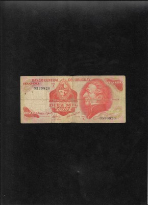 Uruguay 10000 10.000 pesos 1974 seria8530820 foto