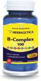 Cumpara ieftin B-Complex 100, 60 capsule, Herbagetica