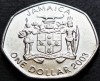 Moneda exotica 1 DOLAR / DOLLAR - JAMAICA, anul 2003 * cod 3992, America de Nord