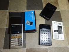 Calculator de birou vintage /afisaj vfd /set 2 bucati /defecte