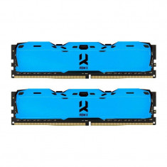Memorie Goodram IRDM X Blue 16GB (2x8GB) DDR4 3200MHz CL16 Dual Channel Kit foto