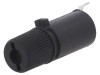 Adaptor Sigurante Cilindrice Littelfuse 6.3A, 250V AC, IP40, Negru