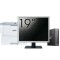 Pachet Calculator Second Hand Fujitsu Esprimo Q958 Mini PC, Intel Core i5-9500 3.00 - 4.40GHz, 8GB DDR4, 256GB SSD + Monitor 19&amp;quot; + Imprimanta Bro