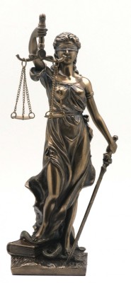 Justitia- statueta din rasini speciale WU75802A4 foto