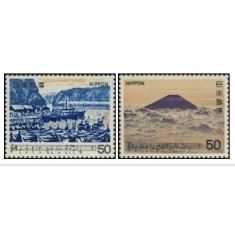 Japonia 1980 - cantece japoneze, serie neuzata 1