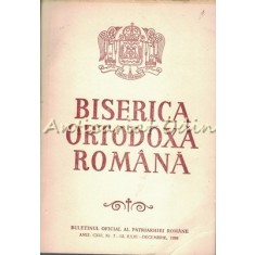 Biserica Ortodoxa Romana. Anul CXVI, Nr.: 7-12 Iulie-Decembrie 1998