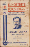 HST C252 Panait Cerna viata si operele lui 1938 Lucian Predescu