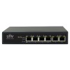 Switch 4 porturi PoE+, 2 porturi uplink RJ45 - UNV NSW2010-6T-POE-IN, Uniview