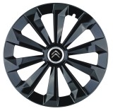 Cumpara ieftin Set 4 capace roti Fame Negru R15 pentru gama auto Citroen