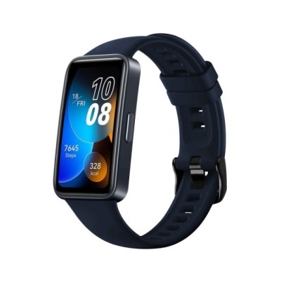 Curea pentru Huawei Band 8 / 9 - Fixed Silicone Strap - Blue foto