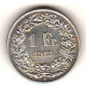 SV * Elvetia Lot 2 x 1 FRANC 1912 AUNC+ si 1914 AUNC, Europa, Argint