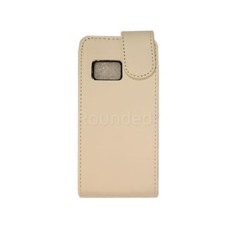 Husa piele Nokia X6 alba foto