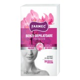 Benzi depilatoare pentru fata orhidee, 20 bucati, Farmec