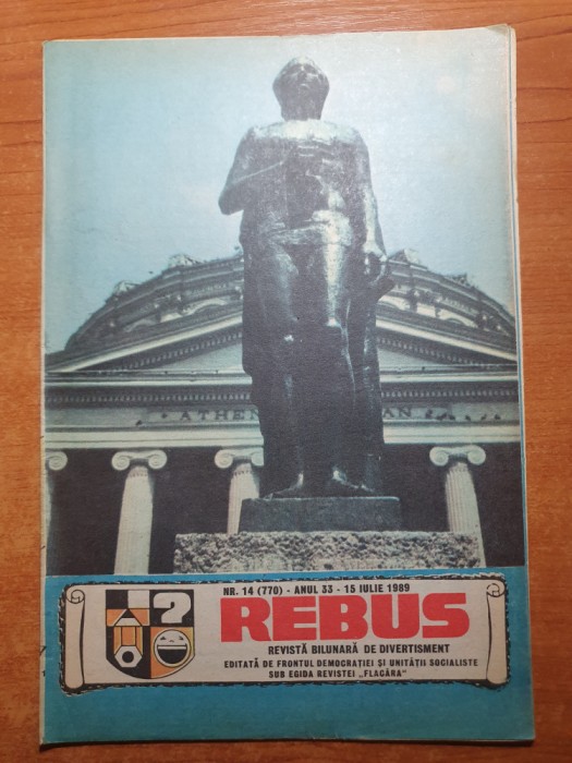 revista rebus 15 iunie 1989