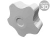 Buton Reglare M8 40mm Gri