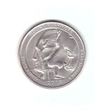 Moneda SUA 25 centi/quarter dollar 2013 P, South Dakota Mount Rushmore, stare buna, curata
