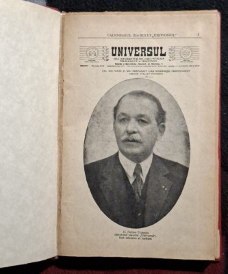 Calendarul Universul 1930 foto