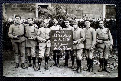 P.276 CP FOTOGRAFIE FRANTA MILITARI SOLDATI UM 307 RALP foto