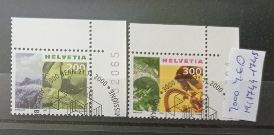 TS21 - Timbre serie Elvetia 2000 Mi1744
