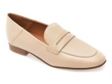 Cumpara ieftin Mocasini GEOX bej, D552EA, din piele naturala
