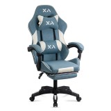 Scaun gaming OFF 295, spatar reglabil, suport picioare, stofa, robust, cadru polipropilena, rabatabil, 100 kg