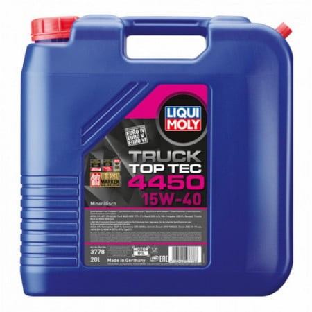 Ulei motor Liqui Moly Top Tec Truck 4450 15W-40 20L