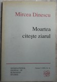 MIRCEA DINESCU - MOARTEA CITESTE ZIARUL (prima editie, RODOPI - AMSTERDAM 1989)