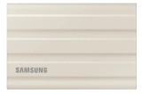 SSD. extern SAMSUNG T7 Shield, 2TB, USB 3.2 gen 1, R/W: 1050/1000 MB/s, crem, &quot;MU-PE2T0K/EU&quot; (timbru verde 0.18 lei)