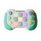 Jucarie interactiva flippy, tip consola pop it, 6 butoane functionale, 5 moduri de joc, 600 niveluri, + 3 ani, verde/gri