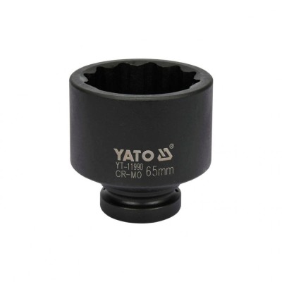 Cheie tubulară bihexagonlă de impact 65 mm 1&amp;quot; Yato YT-11990 foto