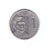 Moneda Filipine 1 piso 2018, stare foarte buna, cu luciu