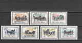 San Marino 1969-Transport,Trasuri,serie 7 valori dantelate,MNH,Mi.929-935, Transporturi, Nestampilat