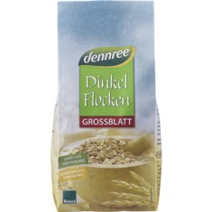 Fulgi de spelta mari, bio, 500g, Dennree