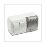 Cumpara ieftin Eva-modul Comutator+priza cu CP cu Capac Pt