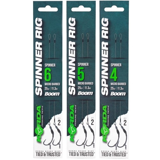 Carlige Legate Korda Boom Spinner Hook 5, 25lb, 2buc/pac
