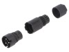 Mufă Circulară RST 3-Pin Argintată 8A 250V